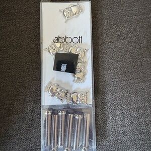 NIB Abbott Magnetic Owl Place Card Holders